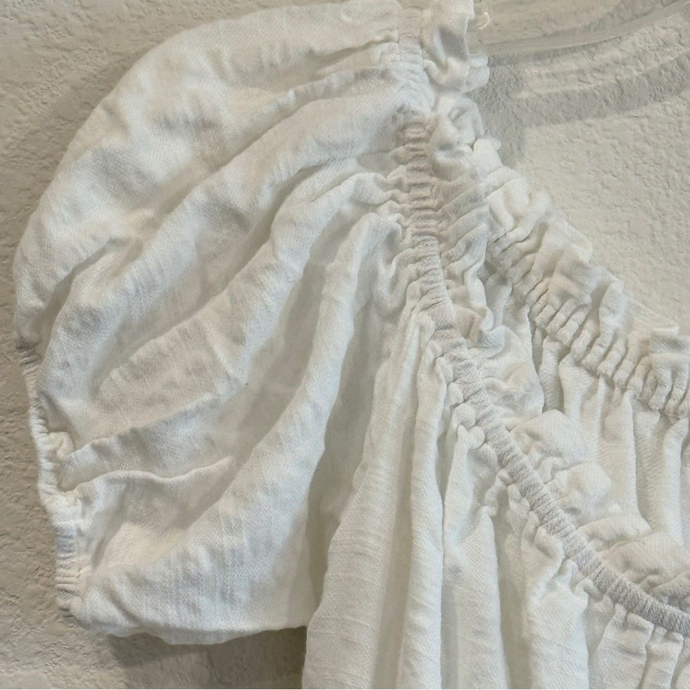 Jacquie The Label White Button-Front Mini Dress – 👗 Size Small, Boho Style - Picture 3 of 16